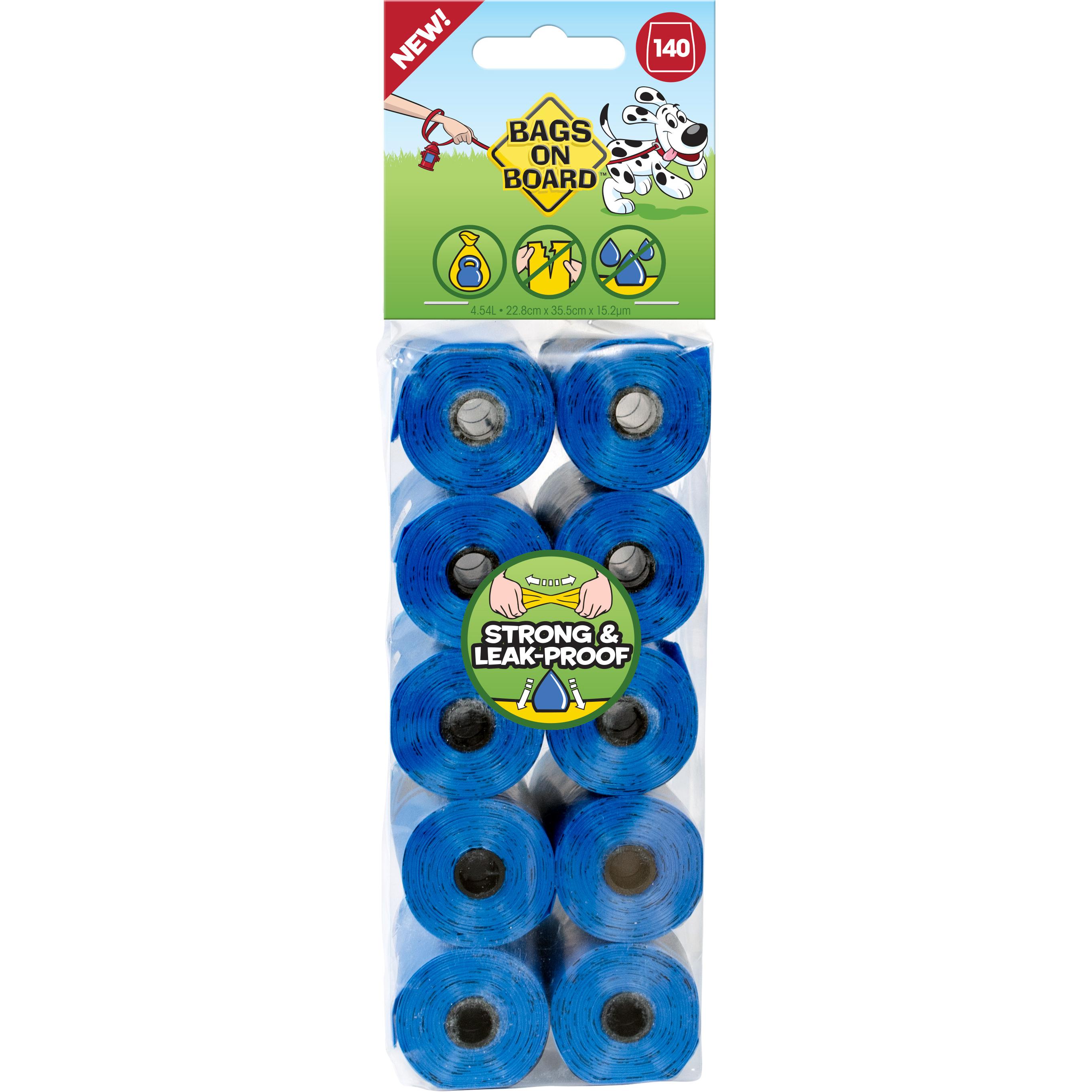 Comparer les prix de Bags On Board HømHøm poser Blå, recharge - 10 rouleaux (140 pcs) (Chien), Équipement de toilettage
