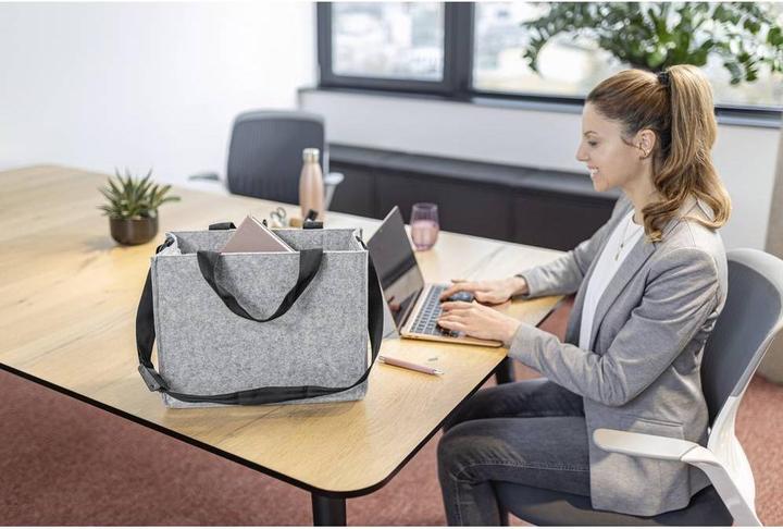 Image du produit Sigel Notebooktasche Desk Sharing Bag Classic M, Hellgrau 15.4 (15.40")