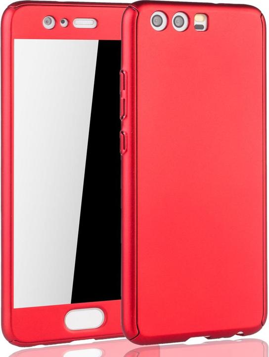 Actual product image König Design Case Mobile Protection for Huawei P10 Full Case Cover Screen Protector Bag 360 Red (Haier P10)