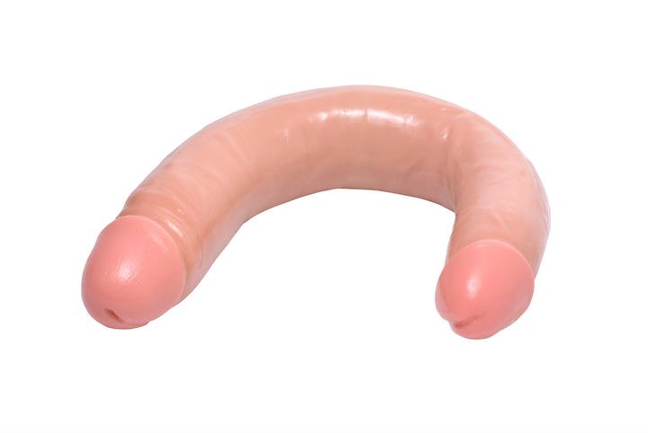 Produktbild SexFlesh Realistic Double Dildo - 17.5 inch - Flesh