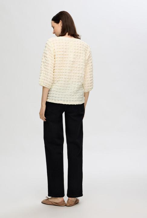 Immagine prodotto Selected Femme Top strutturato con maniche a 3/4 (XXL)