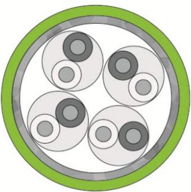 Productafbeelding Digitus Netwerkkabel (S/FTP, CAT7, 100 m)