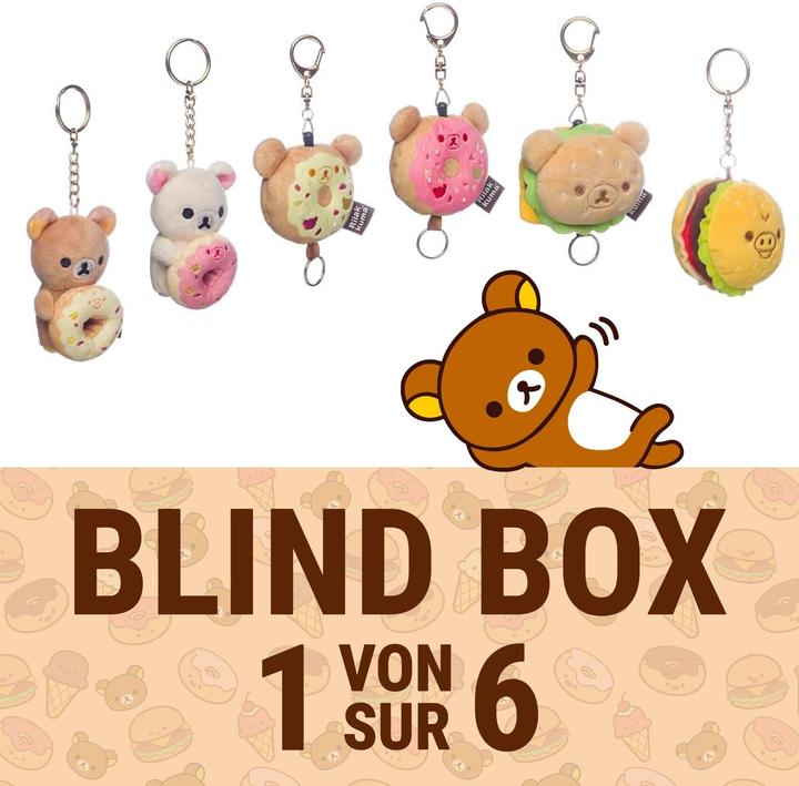 Actual product image AQI Rilakkuma - Porte-Clés Peluche Blind Box 10cm