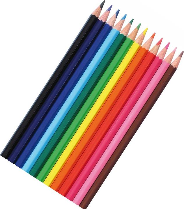 Produktbild Topwrite Kids Crayons, 12st. (Bunt, 12 x)