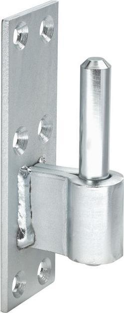 Actual product image Screw-on clamp normal galvanised blue