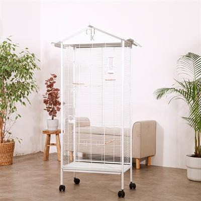 Actual product image Zolux Chic Solo Wit aviary - 78X48X156 Cm