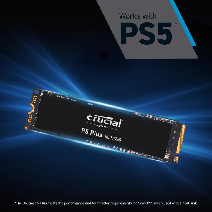 Actual product image Crucial P5 Plus (500 GB, M.2 2280)