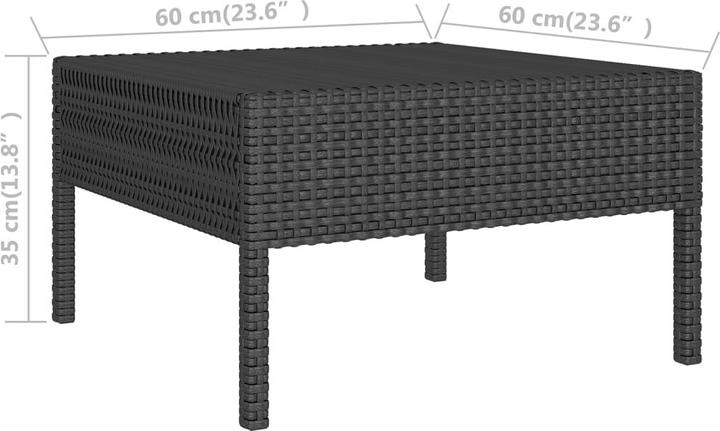 Actual product image vidaXL Garten Sofagarnitur