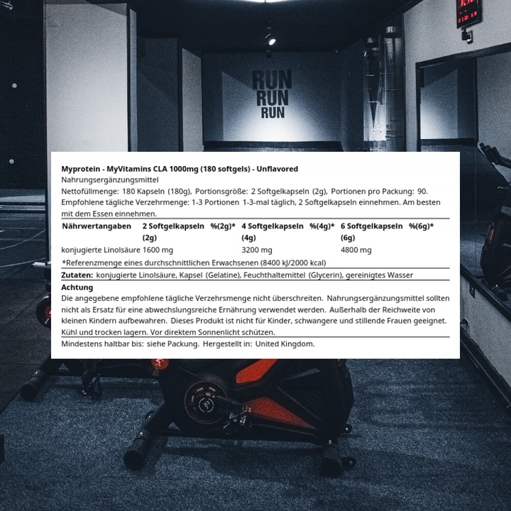 Produktbild MyProtein Cla (180 Stück, Kapseln, 270 g)