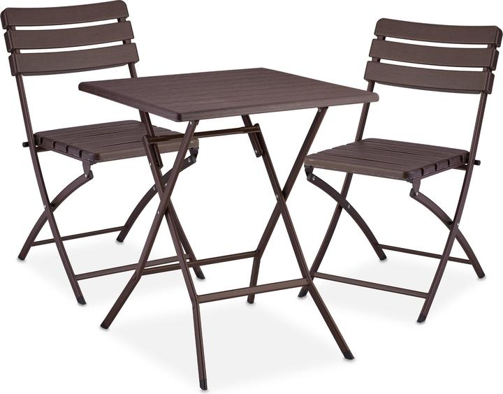 Relaxdays Balkon meubelset (61 cm)