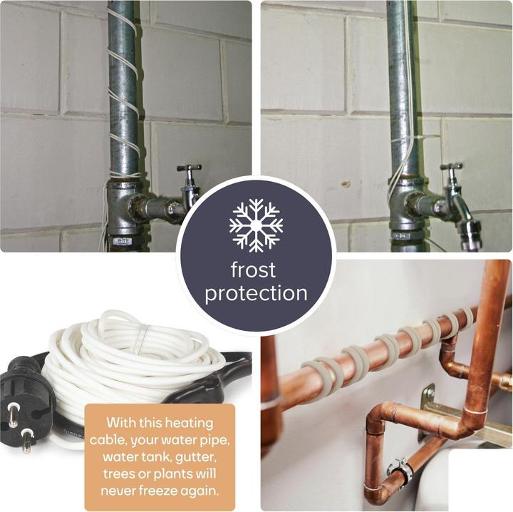 Produktbild Velleman Heizkabel Mit Frostschutzfunktion Und Thermostat - 12 m