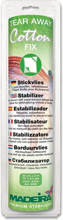 Immagine prodotto Madeira Stickflies Tear Aways Cotton Fix