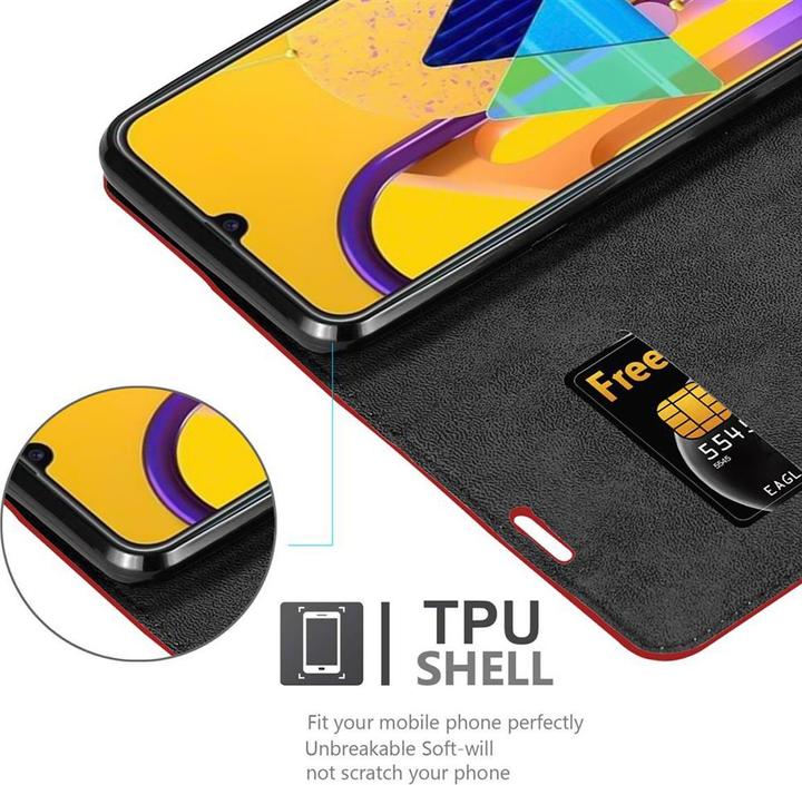Produktbild Cadorabo Book Invisible Magnet Cover (Samsung Galaxy M30s, Samsung Galaxy M21)