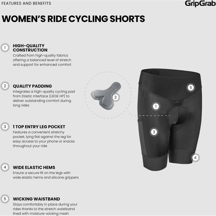 Produktbild GripGrab W's Essential shorts (S)