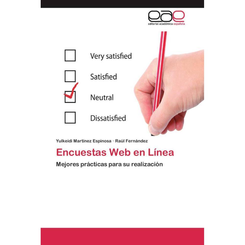 Thumbnail - Encuestas Web en Línea, Fachbücher von Raúl Fernández, Yulkeidi Martínez Espinosa