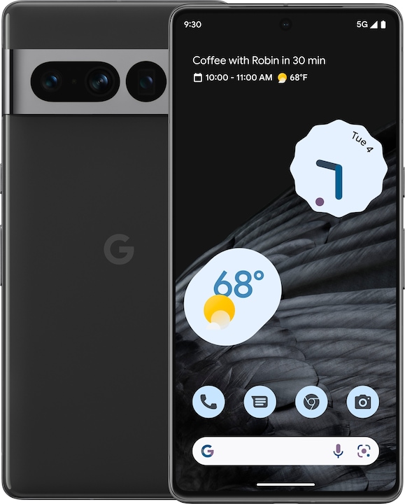 Produktbild Google Pixel 7 Pro (128 GB, Obsidian, 6.70", SIM + eSIM, 50 Mpx, 5G)