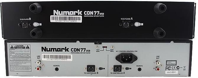 Actual product image Numark Cdn77usb