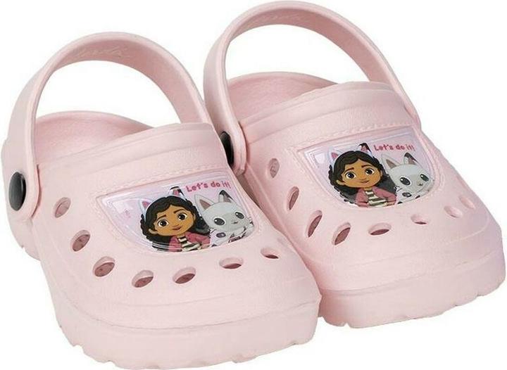 Gabby's Dollhouse Strandclogs Hellrosa