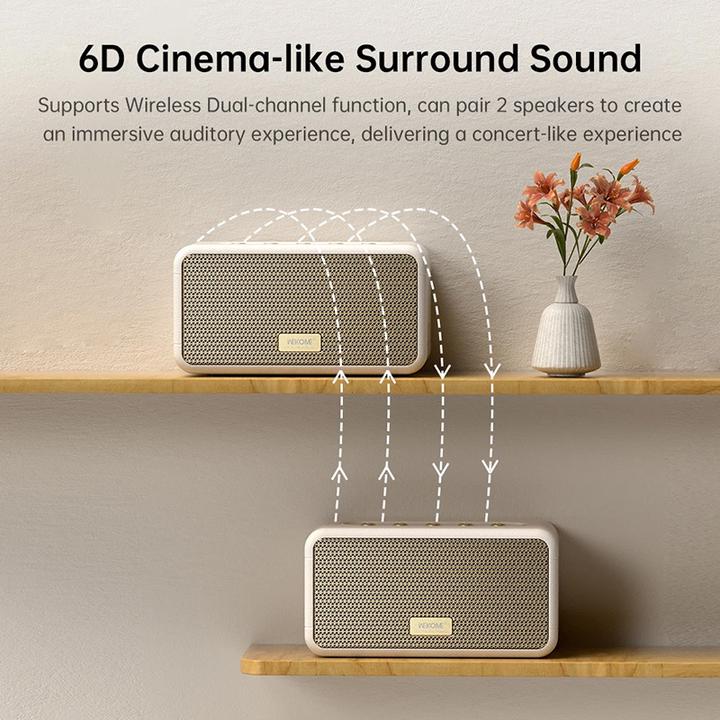 Actual product image Wekome Wireless speaker Bluetooth V5.3 (17 h)