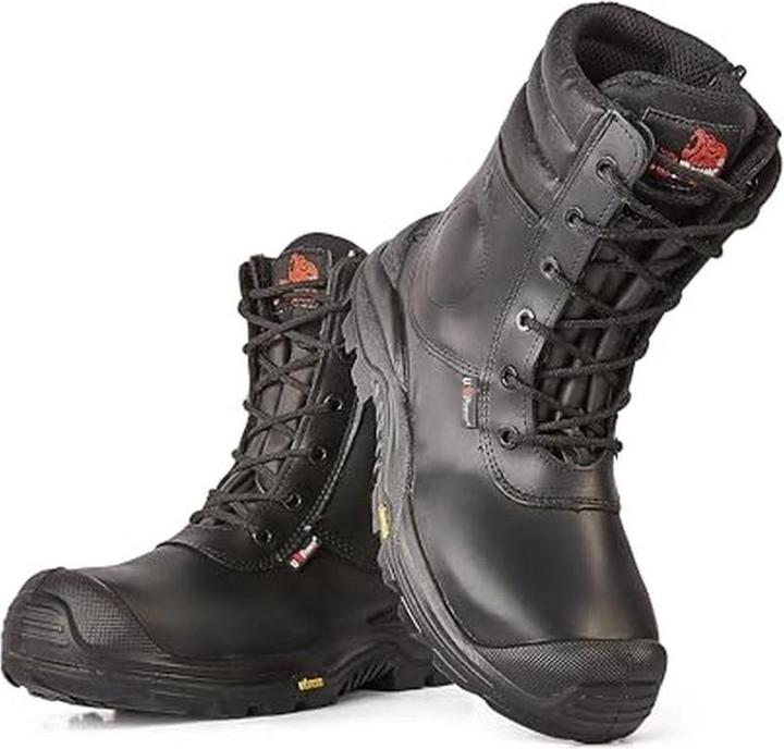 Produktbild U-Power Sicherheitswinterstiefel LEOPARD Grösse 45 schwarz S3 HRO CI SRC EN ISO 20345 Glattleder (S3, 45)