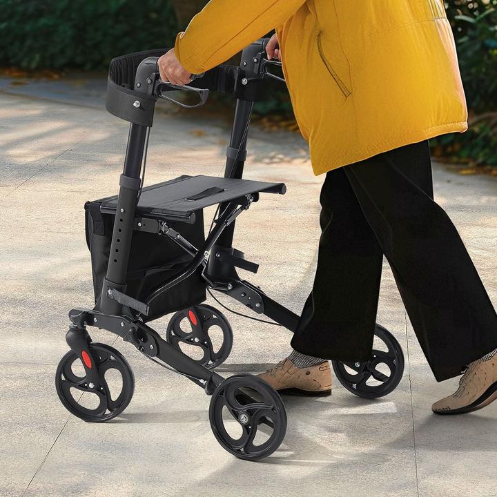 Produktbild Juskys Rollator Vital mit Sitzfläche & Einkaufstasche