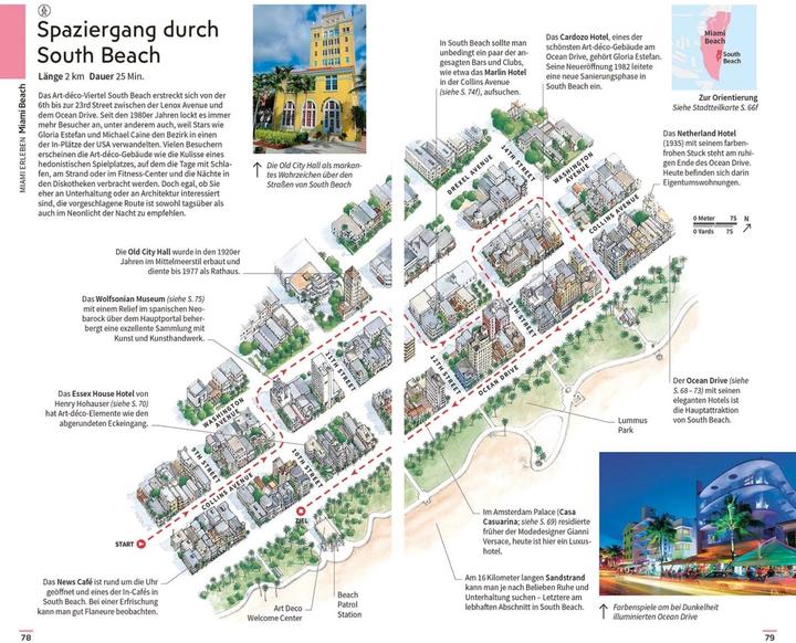 Image du produit Guide de voyage Vis-à-Vis Floride (Allemand, DK Verlag Voyage, 2021)