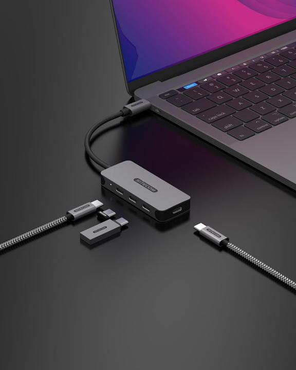 Actual product image Sitecom CN-5015 USB-C to 4xUSB-C 10GbpsPD hub (USB-C, 4 ports)