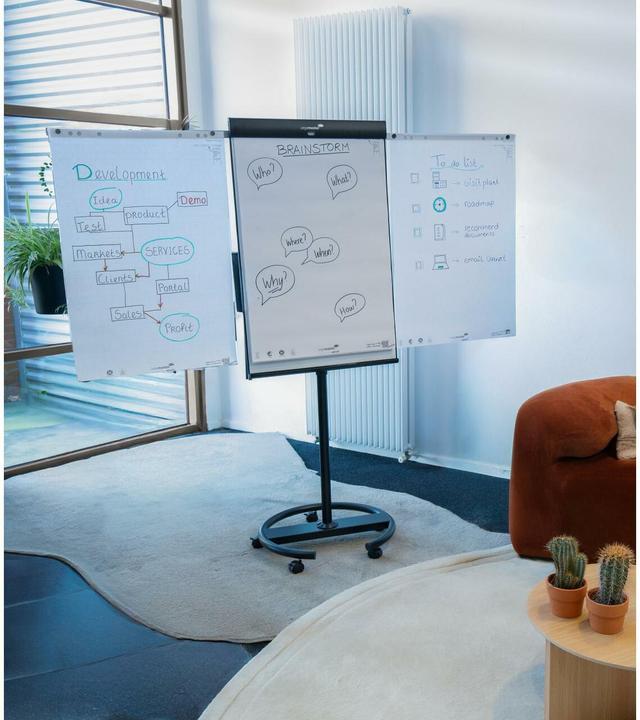 Productafbeelding Legamaster SKETCH PRO mobiles Flipchart Rundfuss