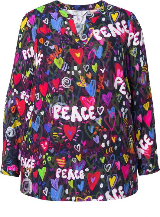 Actual product image Angel of Style Tunic, coloured heart pattern, long sleeves (54)