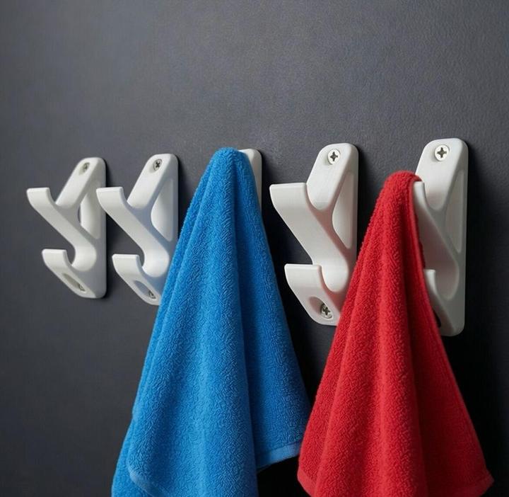 Produktbild Soixx 5 x Haken Doppelhaken Wandhaken Weiss
