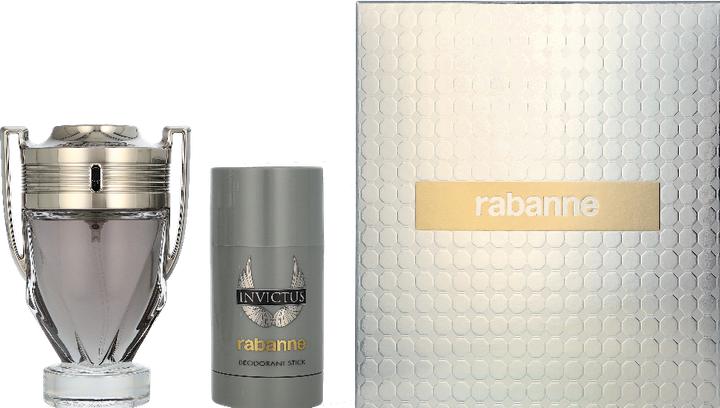 Paco Rabanne Invictus Set Eau De Toilette 100ml + Deodorant Stick (Body care set, Perfume set)