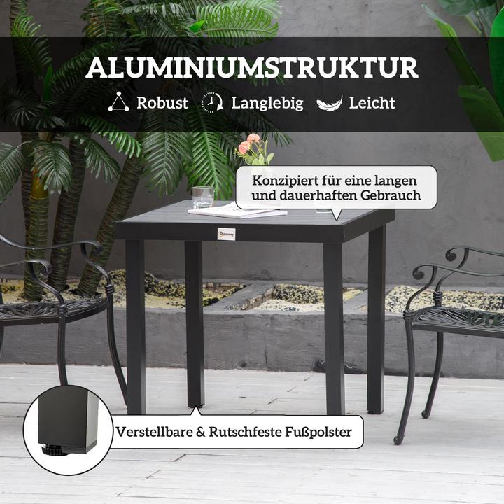 Produktbild Outsunny Gartentisch (80 x 80 x 74 cm)