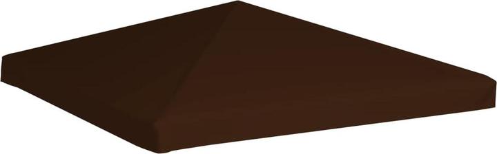 Actual product image vidaXL Pavilion roof 310 g / m² 3x3 m Brown (300 cm, 300 cm)
