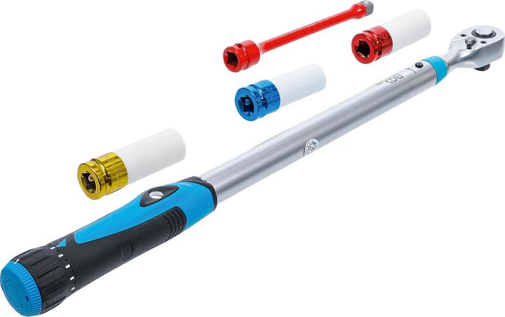 Image du produit BGS Jeu de clés dynamométrique 12,5 mm (1/2") 40 - 200 Nm (1/2", 40 Nm, 200 Nm)