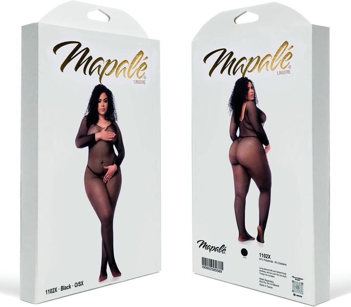 Image du produit Mapale Bodystocking-Ouvert en noir (Taille unique)