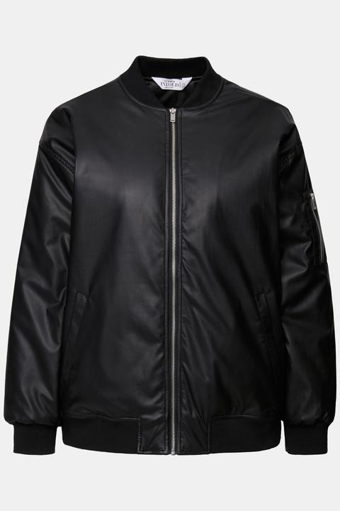 Actual product image Studio Untold Faux Leather College Collar Jacket (42, 44)