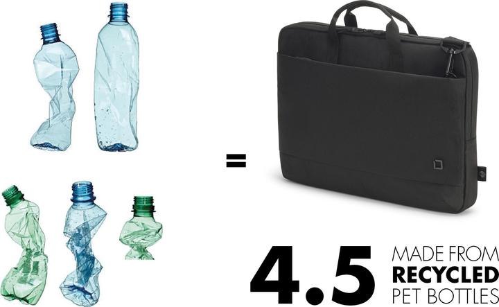 Actual product image Dicota Notebook bag Eco Slim Case Motion 11.6, Black (11.60", Universal)