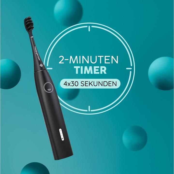 Produktbild happybrush Schallzahnbürste StarterKit Eco Vibe V3+ Black