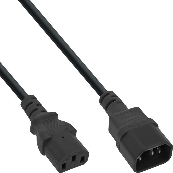 Produktbild InLine 35er Pack Bulk-Pack Kaltgeräteverlängerung (1.80 m)