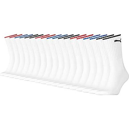 Thumbnail - Puma, Socken, Socken Sportlich Stretch, Weiss, (3er Pack, 43 - 46)