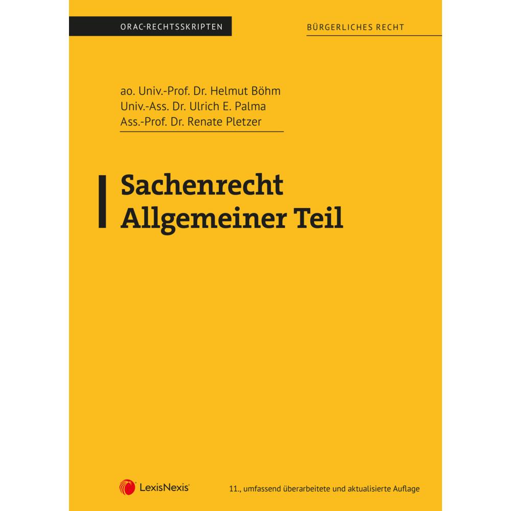 Böhm:Sachenrecht Allgemeiner Teil (Skri, Fachbücher