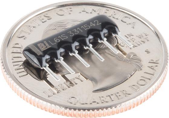 Actual product image OEM Resistor network 5 resistors/6pins 330 Ohm