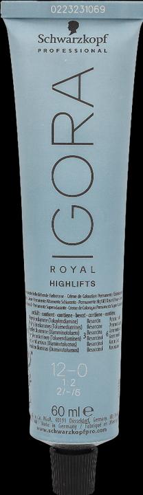 Productafbeelding Schwarzkopf Igora Royal Permanente Kleurcrème (12-0 Speciaal Blond Natuurlijk)