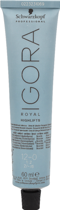 Produktbild Schwarzkopf Igora Royal Permanent Color Creme (12-0 Spezialblond Natur)