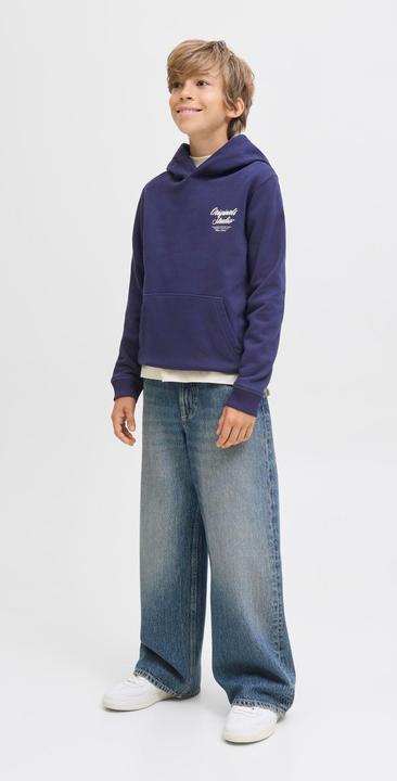 Produktbild Jack & Jones Jornorrebro Typo Back Sweat Hood Sn Jnr (176)