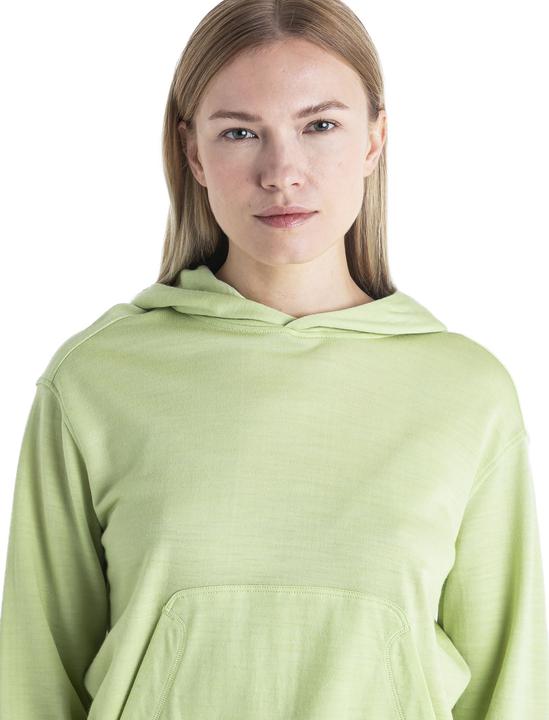Actual product image Icebreaker Women Merino Lifestyle Fine Gauge Crew Logo Reflections (L/XL)