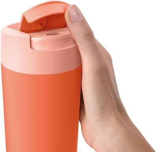 Produktbild Joseph Joseph Sipp Reisebecher mit Klappdeckel 454 ml 16 fl. oz Koralle (0.45 l)
