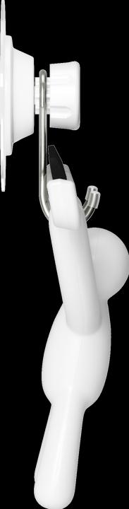 Produktbild Umbra BUDDY Kleberakel, weiss