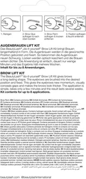 Actual product image BeautyLash Brow Lift Kit
