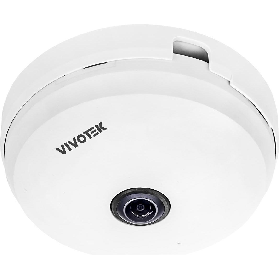 Vivotek C-SERIE FE9180-H-V2 Fisheye IP Kamera 5MP, Indoor, 1,16mm, 360°, PoE (1920 x 1920 Pixels), Netzwerkkamera, Weiss
